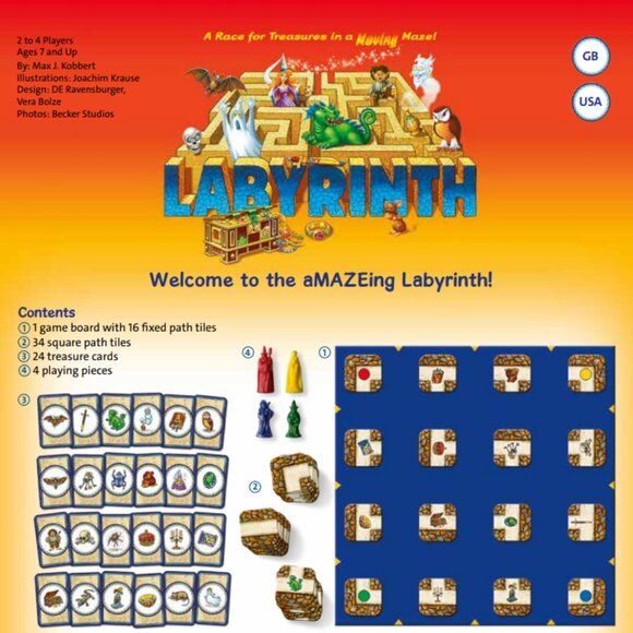 New Sealed Ravensburger Game Labyrinth Family Board Game - English Version - Picture 7 of 13